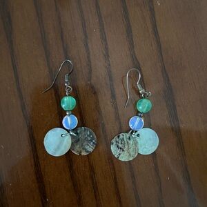 Elegant Multi-Color Dangle Earrings